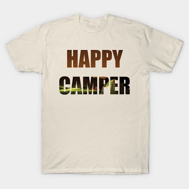 Happy Camper T-Shirt by Rebekah Thompson
